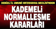 Hıfzısıhha Meclisi’nden kademeli normalleşme kararları