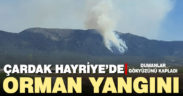 Çardak Hayriye’de orman yangını