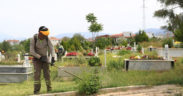 Büyükşehir’den mezarlıklarda bayram temizliği