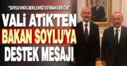 Denizli Valisi Ali Fuat Atik’ten Bakan Soylu’ya destek mesajı
