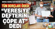 Gizemli hayırsever veresiye defterini çöpe at dedi
