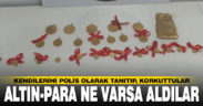 Kendilerini polis olarak tanıttılar, dolandırdılar