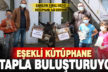 “Eşekli kütüphane”, çocukları kitapla buluşturuyor