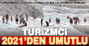 Pamukkale, yılın ilk 4 ayında 100 bin 145 ziyaretçi ağırladı