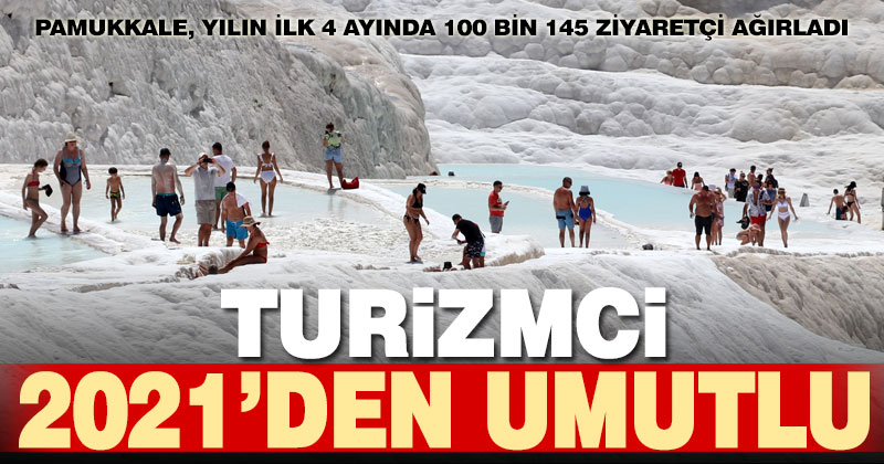 Pamukkale, yılın ilk 4 ayında 100 bin 145 ziyaretçi ağırladı