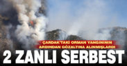 Çardak’taki orman yangınıyla ilgili gözaltına alınan 2 kişi serbest bırakıldı