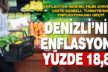 Denizli’nin enflasyonu Türkiye’yi geçti