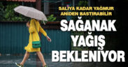Denizli’de salı gününe kadar sağanak bekleniyor