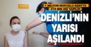 Denizli’de aşılama çalışmaları devam ediyor: Toplam 616 bin doz aşı yapıldı