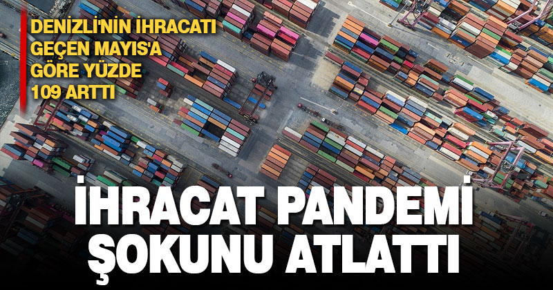 Denizli’nin ihracatı pandemi şokunu atlattı