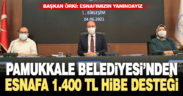 Pamukkale Belediyesi’nden esnafa 1.400 TL nakdi destek