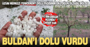 Buldan’da dolu üzüm bağlarını vurdu