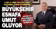 Büyükşehir Kovid-19 desteklerinde 7.000 esnafa ulaştı