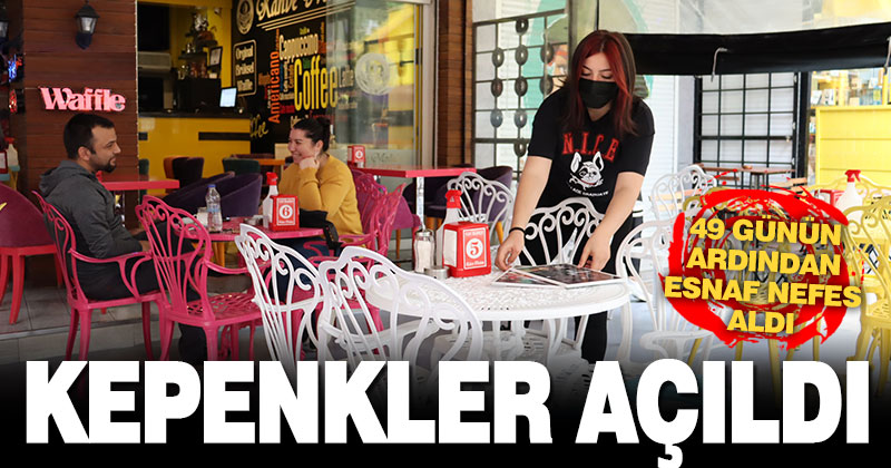 Kepenkler tek tek açıldı. Esnaf ilk müşterilerini ağırladı