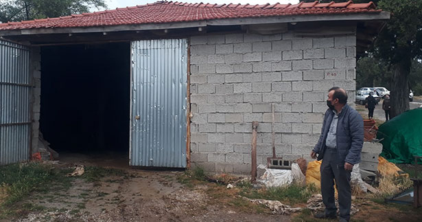 Kale’de ahıra yıldırım düştü: 4 inek telef oldu