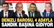 Denizli Barosu 3 Temmuz’da seçime gidiyor