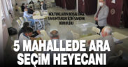 Denizli’de 5 mahallede muhtarlık ara seçimleri yapıldı