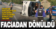 Kale’de midibüs devrildi: 25 yaralı