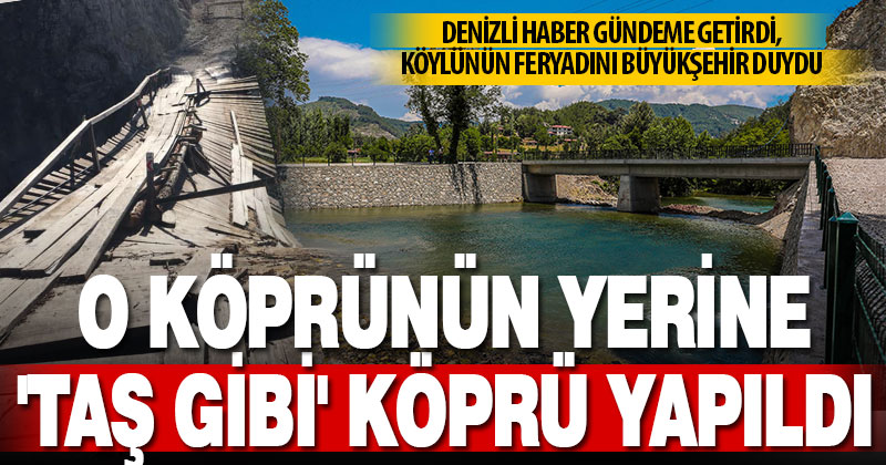 Suçatı’nın asırlık köprü sorununa Büyükşehir’den kalıcı çözüm