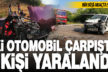 Kafa kafaya çarpışan iki otomobildeki 3 kişi yaralandı