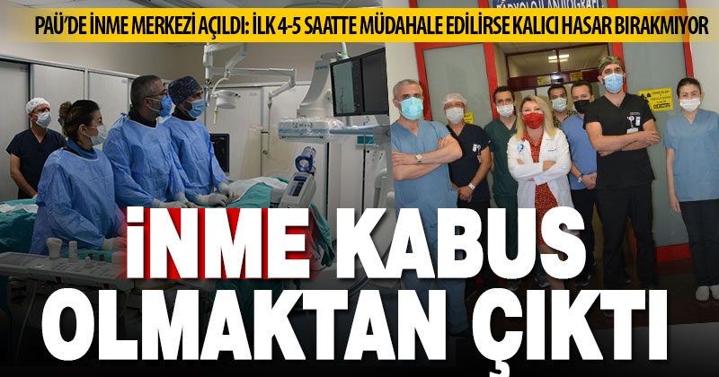 Bölge için hayati önem taşıyan ‘İnme Merkezi’ PAÜ’de açıldı