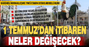 Kovid-19’la mücadelede kademeli normalleşmenin 3’üncü etabına ilişkin genelge yayımlandı