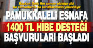 Pamukkaleli esnafa 1400 TL nakdi yardım başvuruları başladı