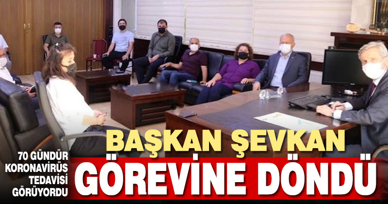 Koronayı yenen başkan 70 gün sonra görevine döndü