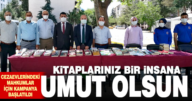 Cezaevlerindeki mahkumlar için kitap kampanyası
