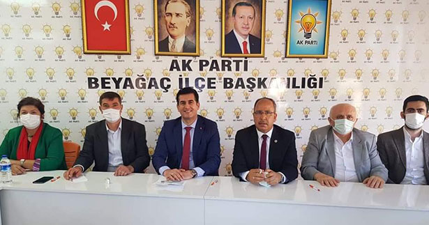 AK Parti İl Başkanı Güngör Beyağaç’ı ziyaret etti