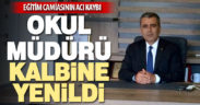 Eğitim camiasının acı kaybı. Okul müdürü Lokman Kuzdere kalbine yenildi