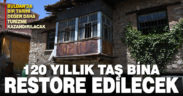 Buldan’da 120 yıllık taş bina restore edilecek