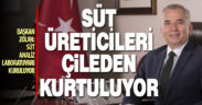 Büyükşehir süt analiz laboratuvarı kuruyor