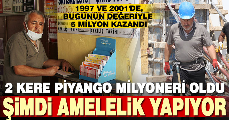 İki kez piyango milyoneri oldu, şimdi amelelik yapıyor. Talihsiz talihli