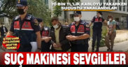 Çaldıkları kabloyu yakarken yakalanan çift gözaltına alındı