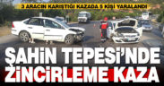 Denizli’de zincirleme kaza: 5 yaralı