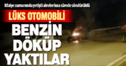 Park halindeki lüks otomobilin kundaklandığı iddiası