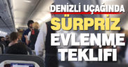 Yolcu uçağından sürpriz evlilik teklifi