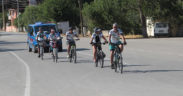 Menderes için kilometrelerce pedal çevirdiler
