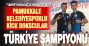 Pamukkale Belediyesporlu kick bokscular ilki başardı