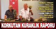 Denizli’nin korkutan kuraklık raporu. Başkan Gemici, üretici için destek istedi