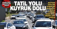 Denizlililerin de tercih ettiği turizm merkezlerine akın başladı, trafik çok yoğun