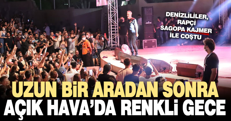 Sagopa Kajmer Denizlileri coşturdu