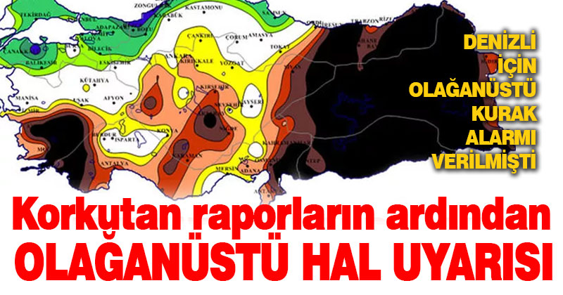 Kuraklık tehlikesi büyüyor. ‘Olağanüstü hal ilan edilmeli’