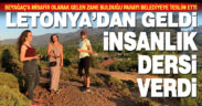 Letonya’dan geldi, insanlık dersi verdi