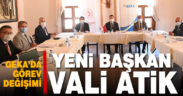 GEKA’da görev değişimi. yeni Başkan Vali Ali Fuat Atik