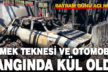 Kızılcabölük’te iş yerinde yangın çıktı, iş yeri kullanılmaz hale geldi