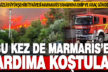 Denizli Büyükşehir İtfaiyesi, Marmaris’teki orman yangınına takviye ekip gönderdi