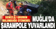 Denizlili grubun bulunduğu otomobil Muğla’da şarampole devrildi: 5 yaralı