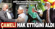 Başkan Osman Zolan Çameli’de hemşehrileriyle buluştu